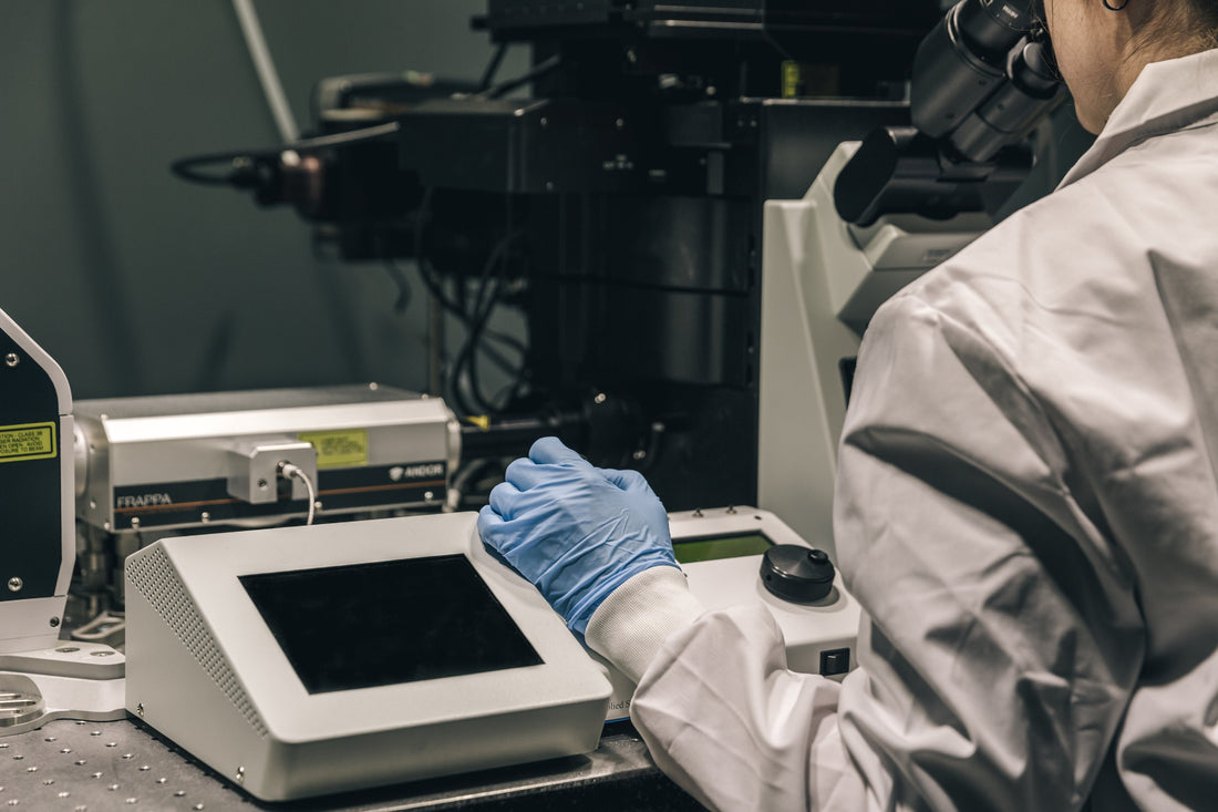 person in a lab